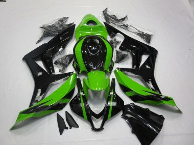 07-08 Vert & Noir Vibrants CBR600RR Carénage Moto