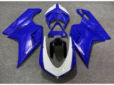07-14 Bleu Brillant Sp Ducati 848 1098 1198 Carénage Moto