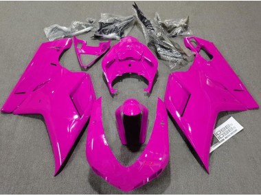 07-14 Rose Brillant Uni Ducati 848 1098 1198 Carénage Moto