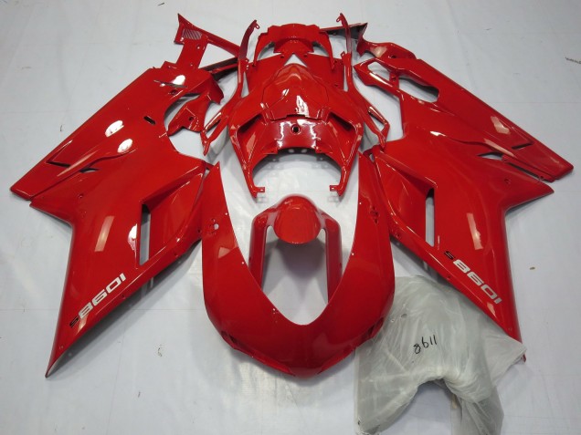 07-14 Rouge 1098 Ducati 848 1098 1198 Carénage Moto 07-14 Rouge 1098 Ducati 848 1098 1198 Carénage Moto