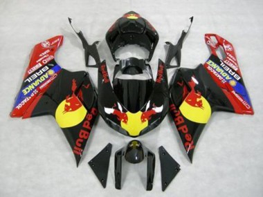07-14 Rouge Taureau Ducati 848 1098 1198 Carénage Moto