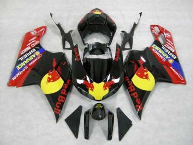 07-14 Rouge Taureau Ducati 848 1098 1198 Carénage Moto 07-14 Rouge Taureau Ducati 848 1098 1198 Carénage Moto