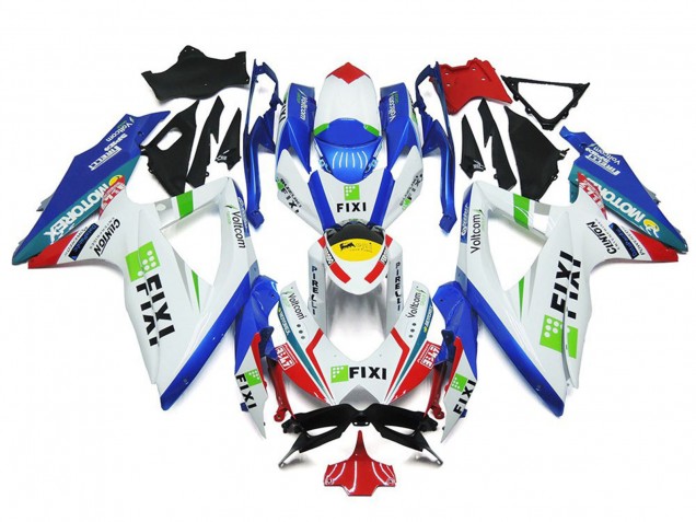 08-10 Fixi Personnalisé GSXR 600-750 Carénage Moto 08-10 Fixi Personnalisé GSXR 600-750 Carénage Moto