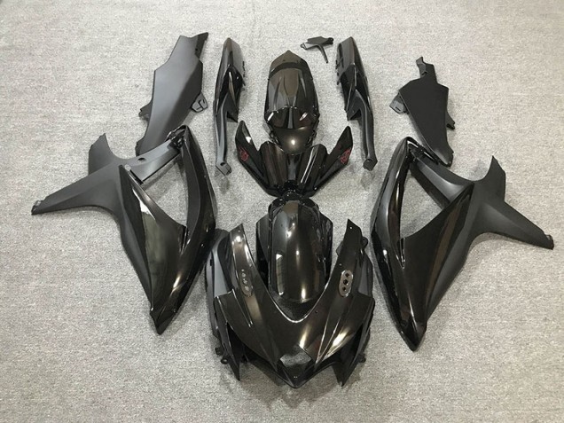 08-10 Noir Brillant/Mat GSXR 600-750 Carénage Moto 08-10 Noir Brillant/Mat GSXR 600-750 Carénage Moto