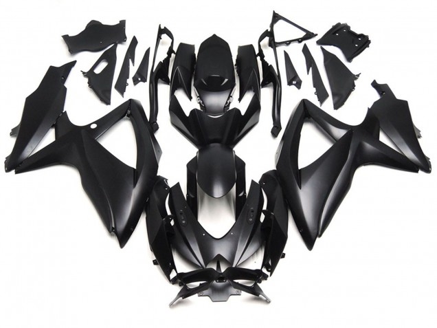 08-10 Noir Mat Profond GSXR 600-750 Carénage Moto 08-10 Noir Mat Profond GSXR 600-750 Carénage Moto