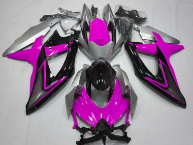 08-10 Rose & Argent GSXR 600-750 Carénage Moto
