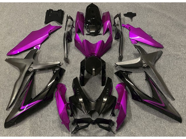 08-10 Rose Brillant & Vert R GSXR 600-750 Carénage Moto 08-10 Rose Brillant & Vert R GSXR 600-750 Carénage Moto