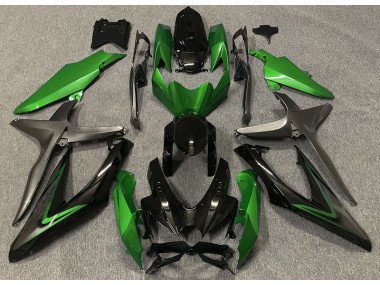 08-10 Vert Brillant & Vert R GSXR 600-750 Carénage Moto