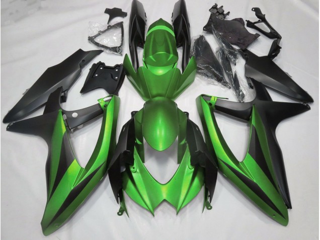 08-10 Vert Mat Sans R GSXR 600-750 Carénage Moto 08-10 Vert Mat Sans R GSXR 600-750 Carénage Moto