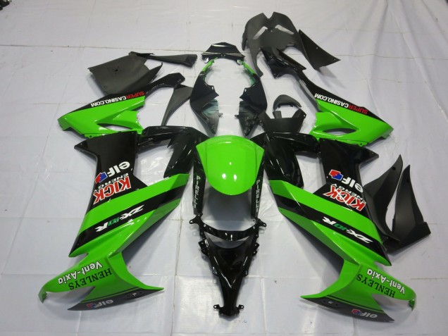 08-10 Vert & Noir ZX10R Carénage Moto 08-10 Vert & Noir ZX10R Carénage Moto