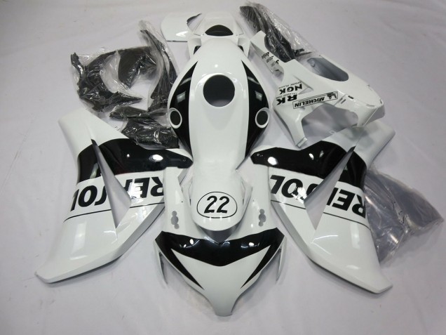 08-11 22 Repsol Blanc CBR1000RR Carénage Moto 08-11 22 Repsol Blanc CBR1000RR Carénage Moto