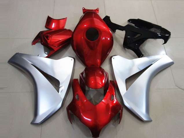 08-11 Argent & Pomme D'Amour CBR1000RR Carénage Moto 08-11 Argent & Pomme D'Amour CBR1000RR Carénage Moto