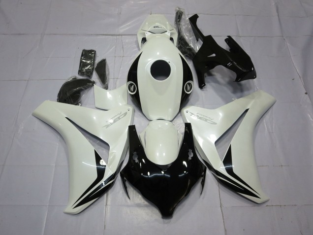 08-11 Blanc Nacré & Noir CBR1000RR Carénage Moto 08-11 Blanc Nacré & Noir CBR1000RR Carénage Moto