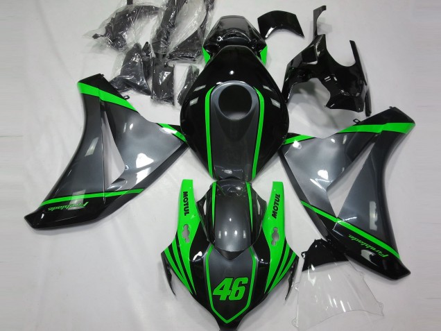 08-11 Gris Motul & Vert CBR1000RR Carénage Moto 08-11 Gris Motul & Vert CBR1000RR Carénage Moto