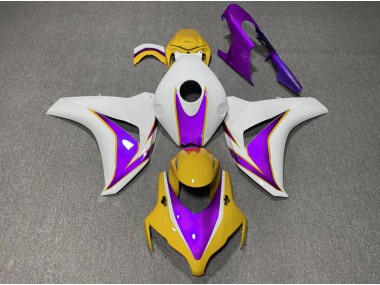 08-11 Jaune & Violet Brillant CBR1000RR Carénage Moto
