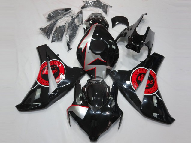 08-11 Noir Brillant & Rouge CBR1000RR Carénage Moto 08-11 Noir Brillant & Rouge CBR1000RR Carénage Moto