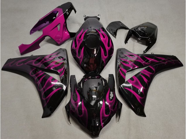 08-11 Rose Flamme CBR1000RR Carénage Moto 08-11 Rose Flamme CBR1000RR Carénage Moto