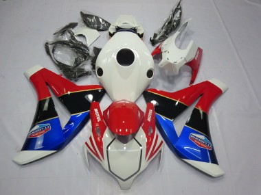 08-11 Rouge Bleu & Noir CBR1000RR Carénage Moto