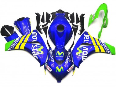 08-11 Vibrant Movistar CBR1000RR Carénage Moto