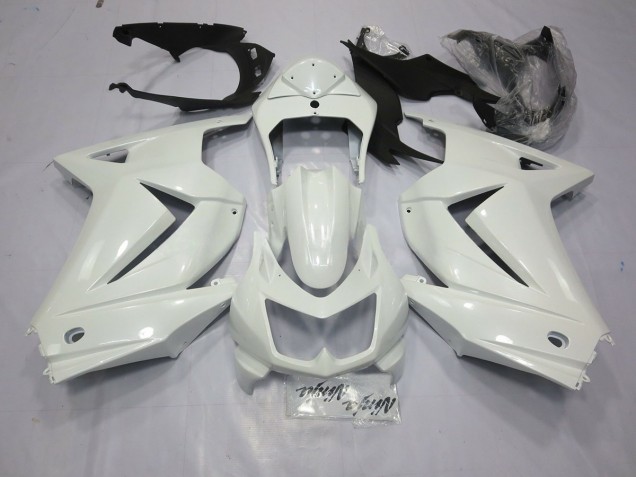 08-12 Blanc Brillant Ninja 250 Carénage Moto 08-12 Blanc Brillant Ninja 250 Carénage Moto
