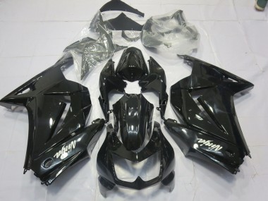 08-12 Noir Brillant Ninja 250 Carénage Moto