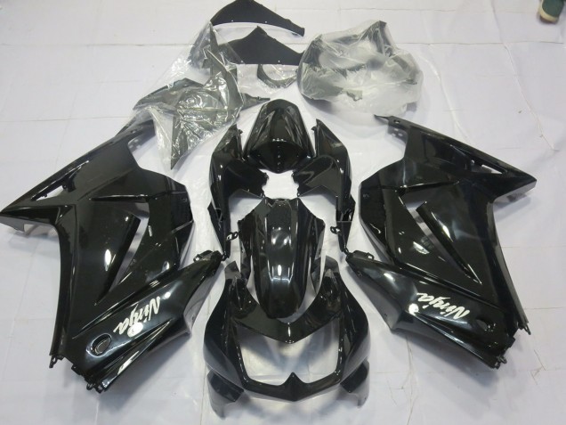 08-12 Noir Brillant Ninja 250 Carénage Moto 08-12 Noir Brillant Ninja 250 Carénage Moto