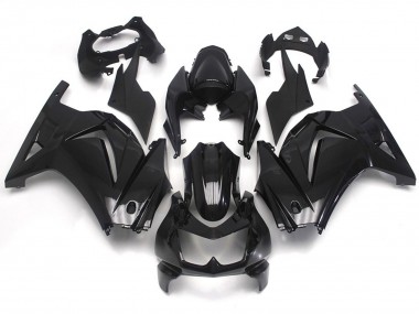 08-12 Noir Brillant Uni Ninja 250 Carénage Moto