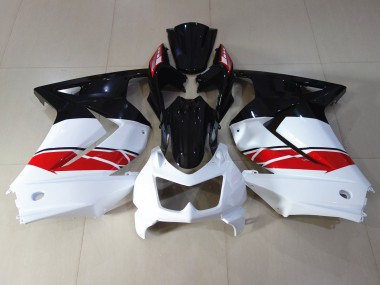 08-12 Rouge Noir & Blanc Ninja 250 Carénage Moto