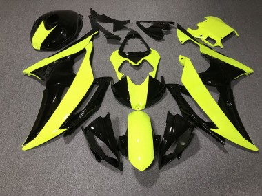 08-16 Alta Visibilità E Nero Personalizzato R6 Carénage Moto
