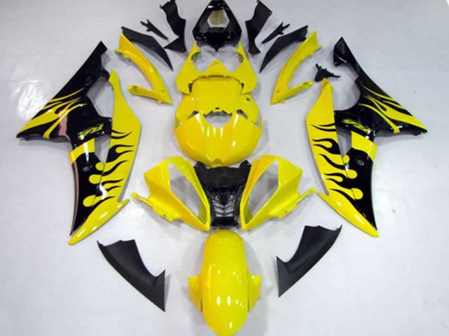 08-16 Giallo Fiamma R6 Carénage Moto 08-16 Giallo Fiamma R6 Carénage Moto