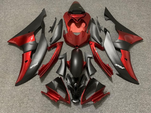 08-16 Style Personnalisé OEM Rouge / Noir R6 Carénage Moto 08-16 Style Personnalisé OEM Rouge / Noir R6 Carénage Moto