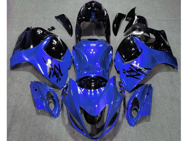 08-20 Bleu Brillant & Noir GSXR 1300 Carénage Moto 08-20 Bleu Brillant & Noir GSXR 1300 Carénage Moto
