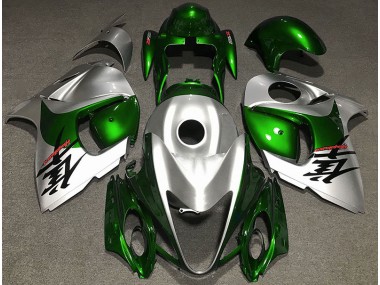 08-20 Vert Brillant & Argent GSXR 1300 Carénage Moto