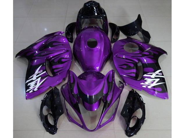 08-20 Violet Brillant & Noir GSXR 1300 Carénage Moto 08-20 Violet Brillant & Noir GSXR 1300 Carénage Moto