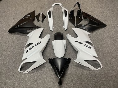 09-11 Logo Blanc Noir Ninja 650R Carénage Moto