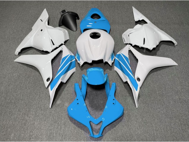 09-12 Bande Latérale Bleu Clair & Blanche CBR600RR Carénage Moto 09-12 Bande Latérale Bleu Clair & Blanche CBR600RR Carénage Moto