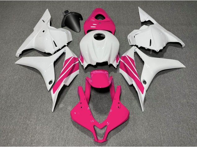 09-12 Bande Latérale Rose & Blanche CBR600RR Carénage Moto 09-12 Bande Latérale Rose & Blanche CBR600RR Carénage Moto