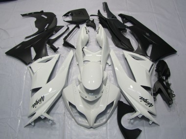 09-12 Blanc Brillant ZX6R Carénage Moto