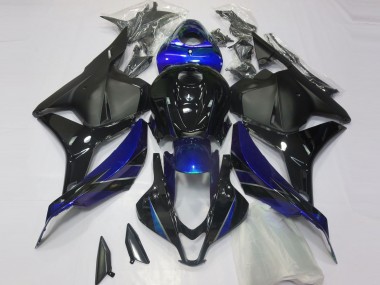09-12 Bleu Brillant & Noir CBR600RR Carénage Moto