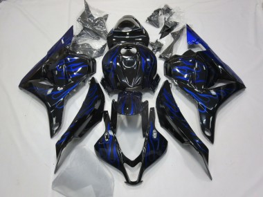 09-12 Flamme Bleue CBR600RR Carénage Moto