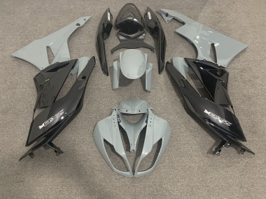 09-12 Gris Brillant & Noir ZX6R Carénage Moto