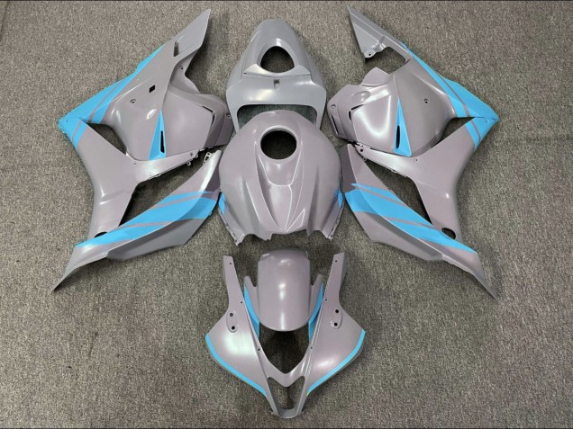 09-12 Nardo Gris & Bleu Clair CBR600RR Carénage Moto 09-12 Nardo Gris & Bleu Clair CBR600RR Carénage Moto