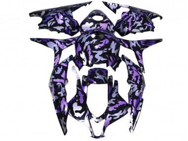 09-12 Neige Violette Camo CBR600RR Carénage Moto