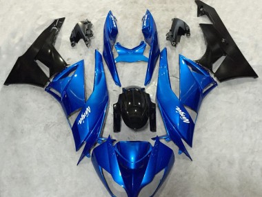 09-12 Ninja Bleu & Noir ZX6R Carénage Moto