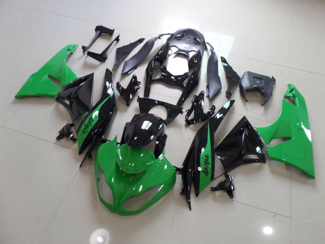 09-12 Ninja Noir Vert ZX6R Carénage Moto 09-12 Ninja Noir Vert ZX6R Carénage Moto