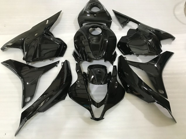 09-12 Noir Brillant CBR600RR Carénage Moto 09-12 Noir Brillant CBR600RR Carénage Moto