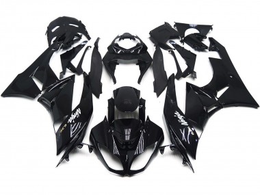 09-12 Noir Brillant Lisse ZX6R Carénage Moto