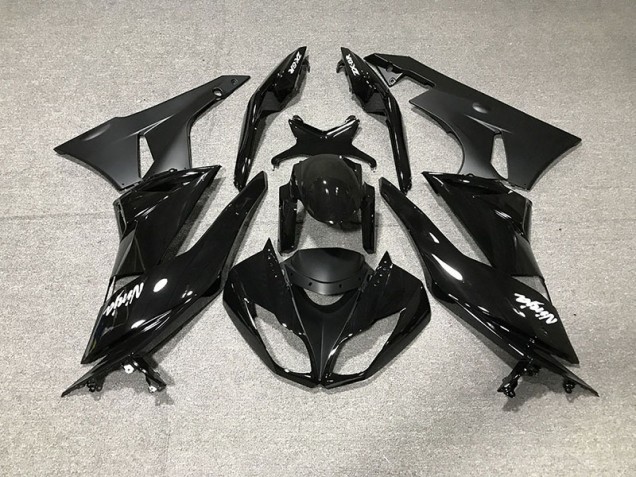 09-12 Noir Brillant ZX6R Carénage Moto 09-12 Noir Brillant ZX6R Carénage Moto