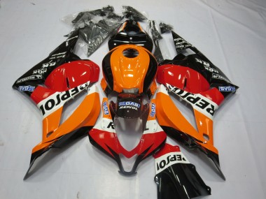 09-12 Noir Repsol CBR600RR Carénage Moto