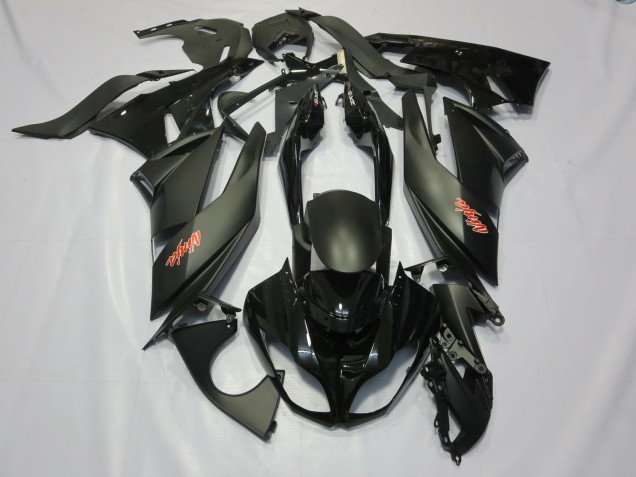 09-12 Noir ZX6R Carénage Moto 09-12 Noir ZX6R Carénage Moto